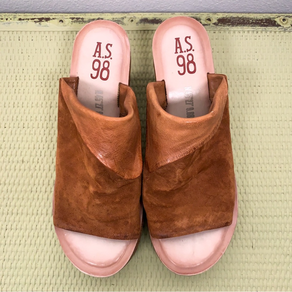 A.S. 98 Niels Wedge Sandal, Size 8.5